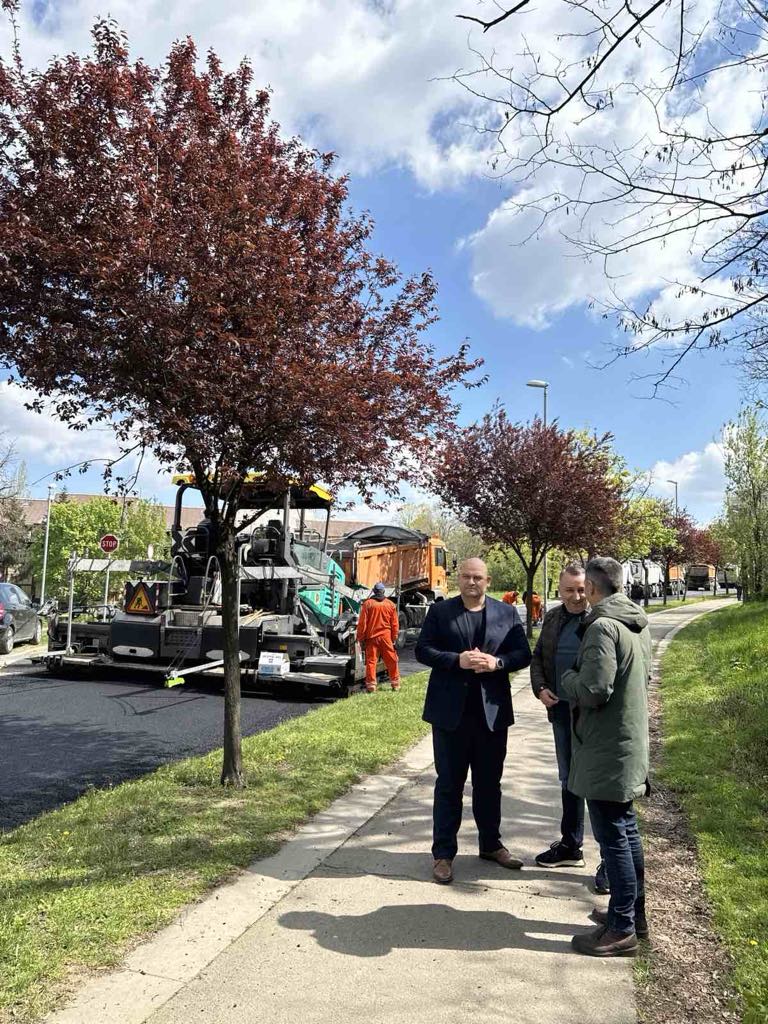 Улица Виноградски венац у завршној фази радова