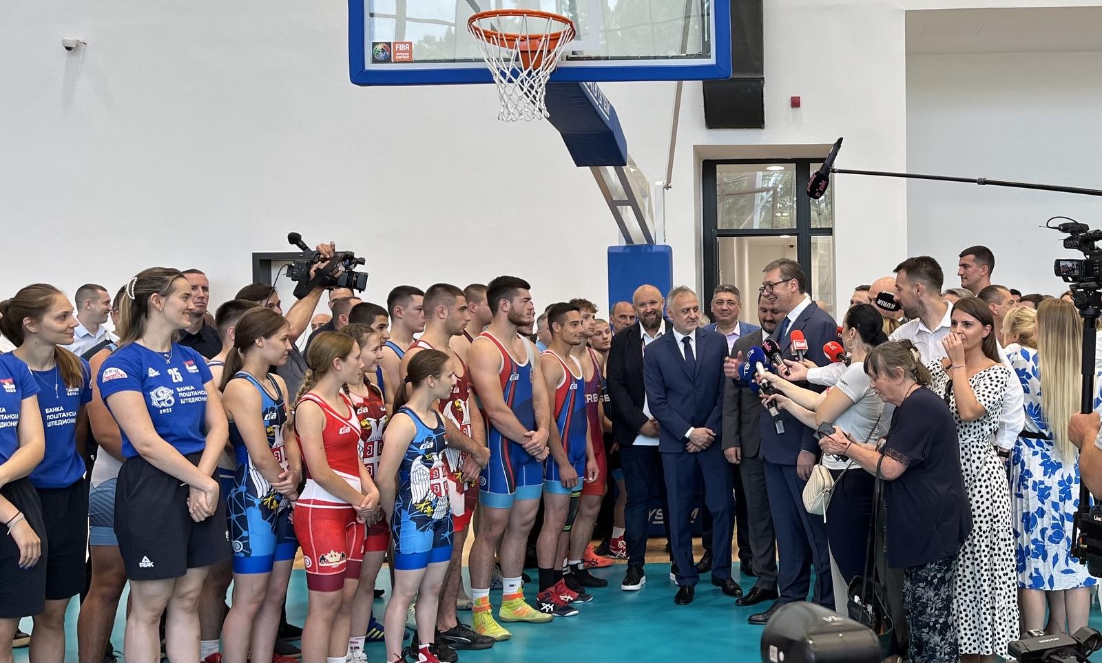 Вучић обишао новоизграђени Национални тренинг центар у Кошутњаку 